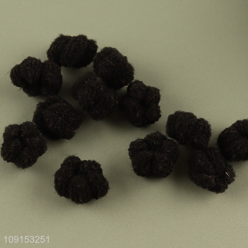 High Quality 100PCS Fluffy Hair Ties Elastic Ponytail Holders for Kids Girls