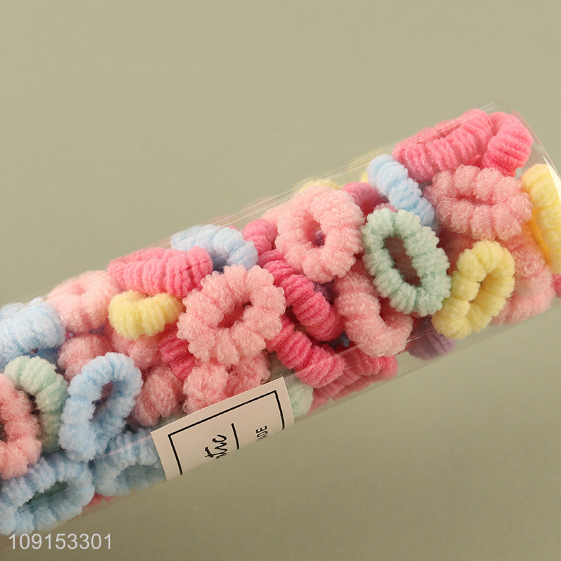 Factory Supply 100PCS Small Elastic Hair Ties Toddler Hair Ties for Kids Baby