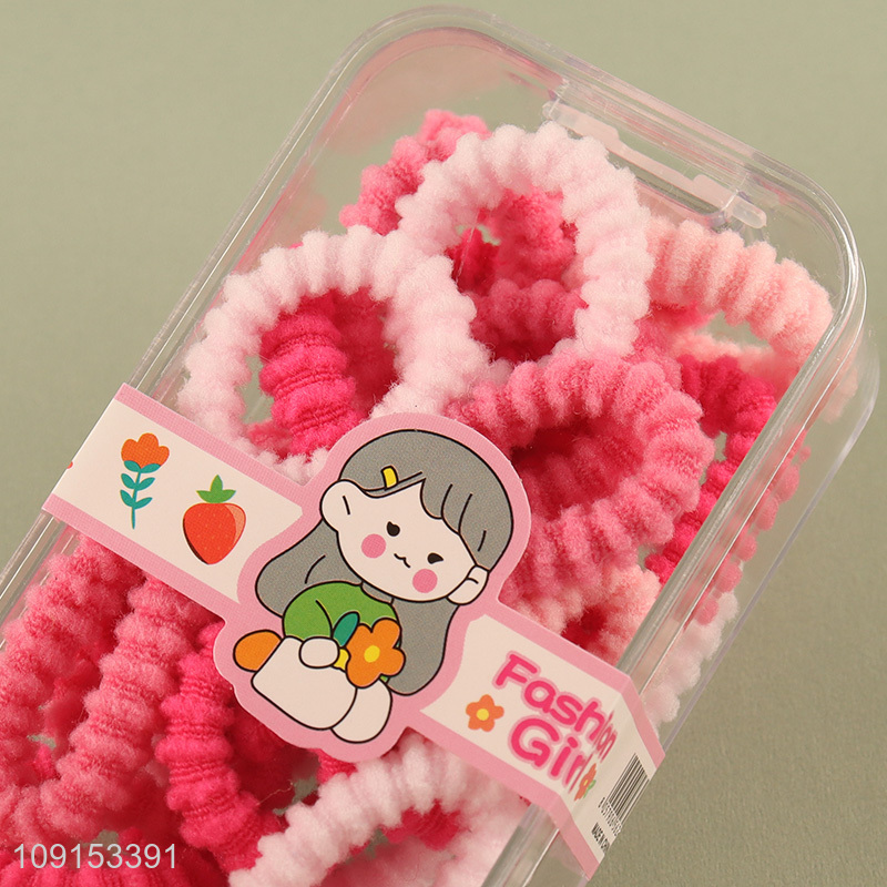 Factory Supply 20PCS Kids Hair Ties Elastic Ponytail Holders Hair Accessories