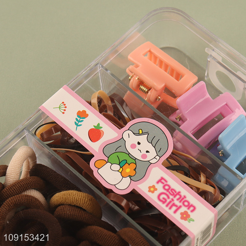 New Arrival Small Hair Ties Fluffy Elastic Ponytail Holders for Kids