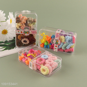 Online Wholesale Colorful Hair Ties and Hair Claw Clips Set for Kids