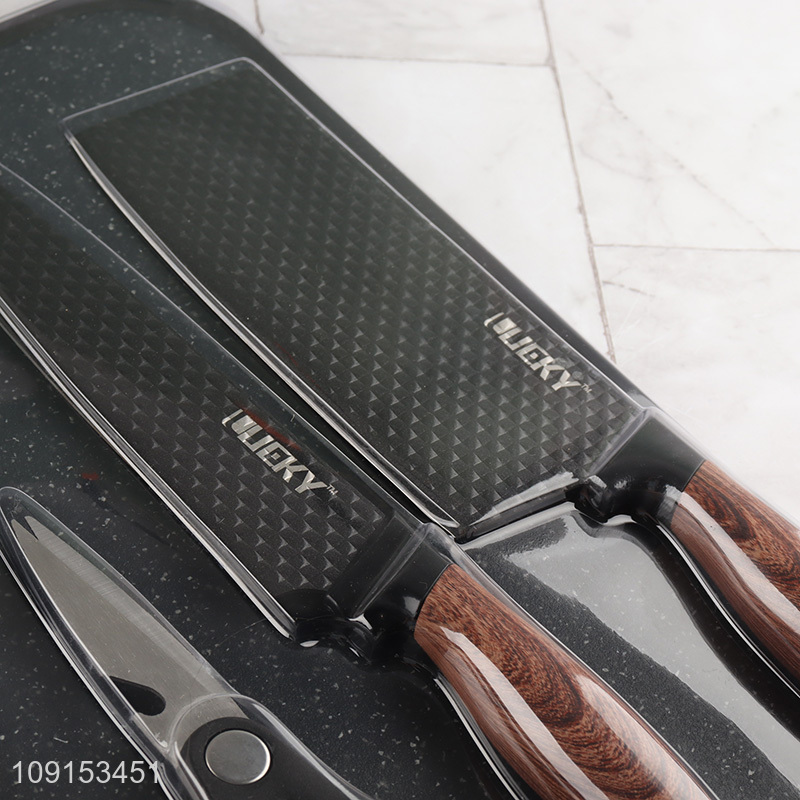 Good Quality 6-Piece Super Sharp Kitchen Knife Set with Ergonomic Handles