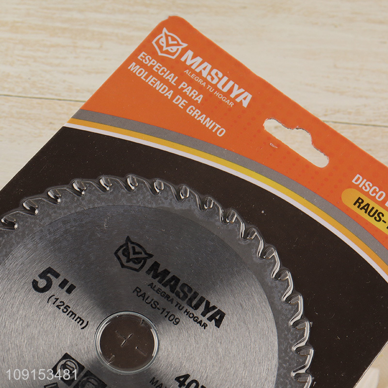Factory Supply 5 Inch Circular Saw Blade for Angle Grinder Cutting Wood