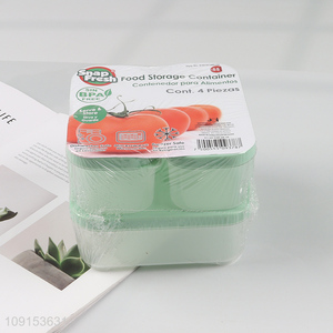 China supplier bpa free pp sealed preservation box food container