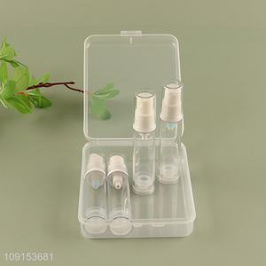 Hot Selling 4 Pieces Travel Bottle Set Vacuum Toiletry Containers Set
