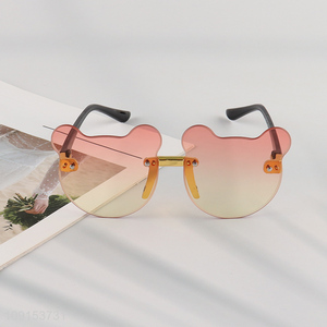 Hot Selling Kids Children Rimless Sunglasses Cute Polarized Sunglasses