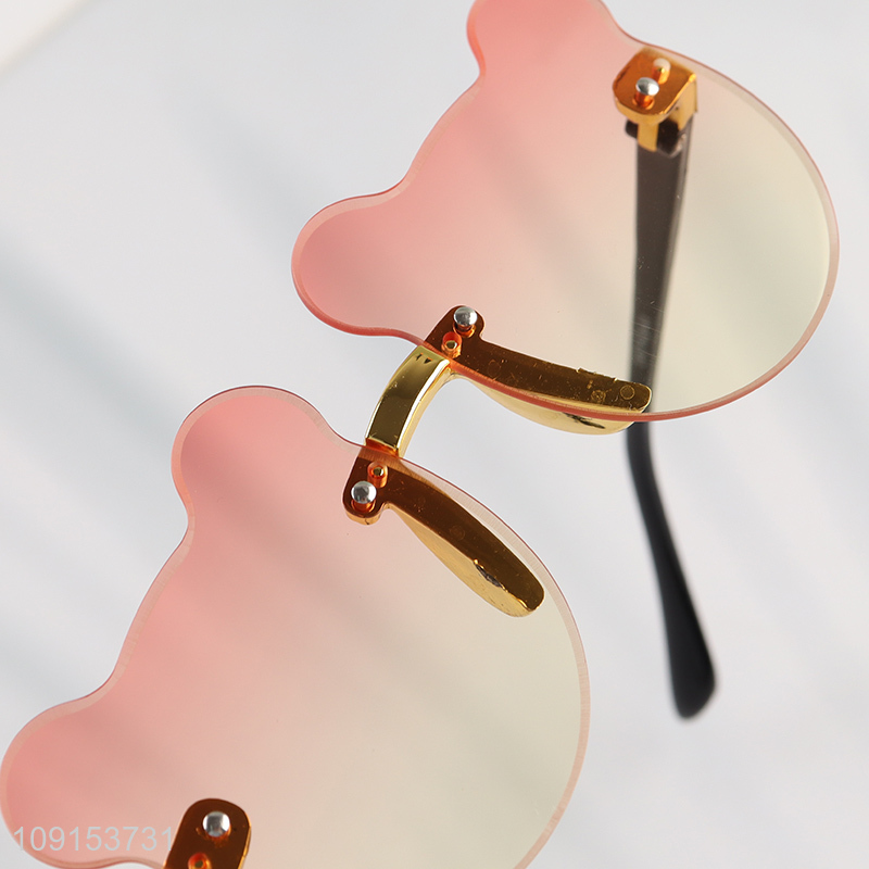 Hot Selling Kids Children Rimless Sunglasses Cute Polarized Sunglasses