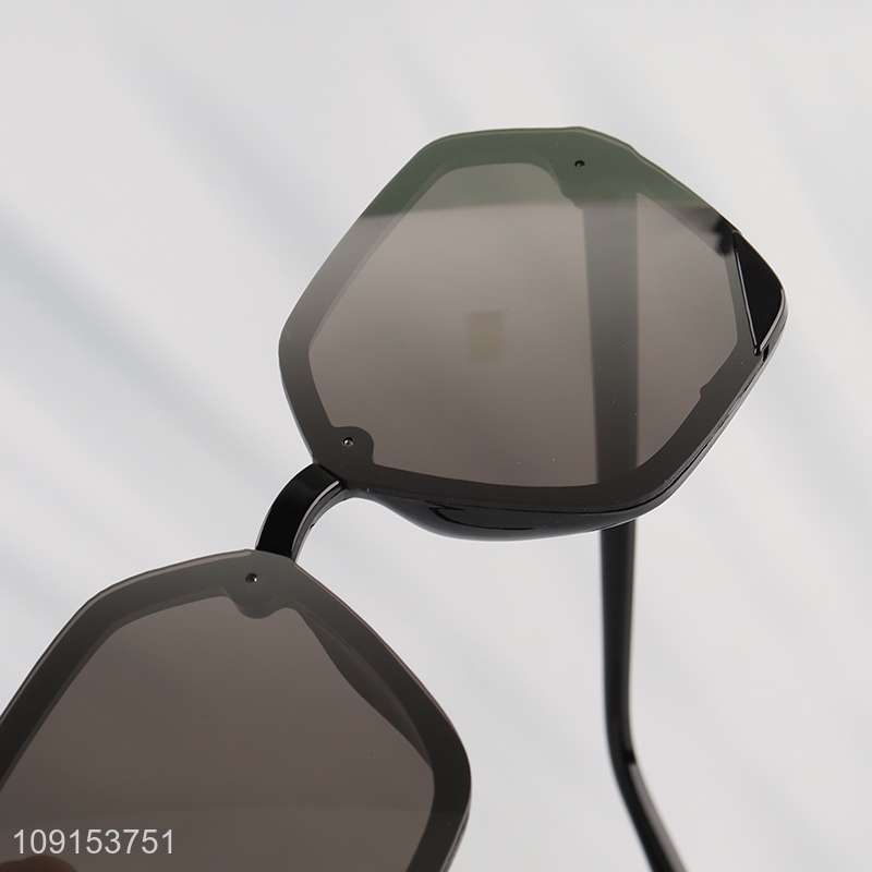 Good Quality Oversized Sunglasses Trendy Hexagon Sunglasses for Women Men