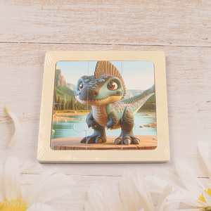 China products dinosaur series wooden puzzle toys for children
