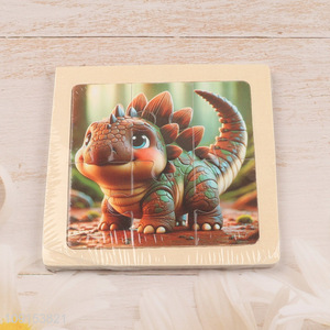New arrival dinosaur series wooden puzzle toys jigsaw toys for kids