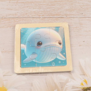 Best sale whale series non-toxic wooden puzzle toys jigsaw toys