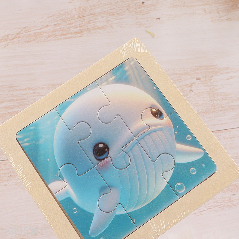Best sale whale series non-toxic wooden puzzle toys jigsaw toys