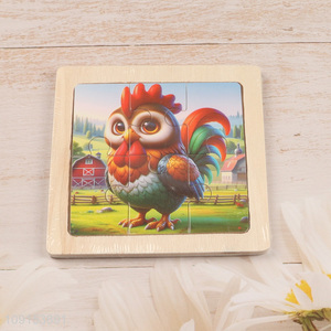 Best selling animal series wooden puzzle toys jigsaw toys for children