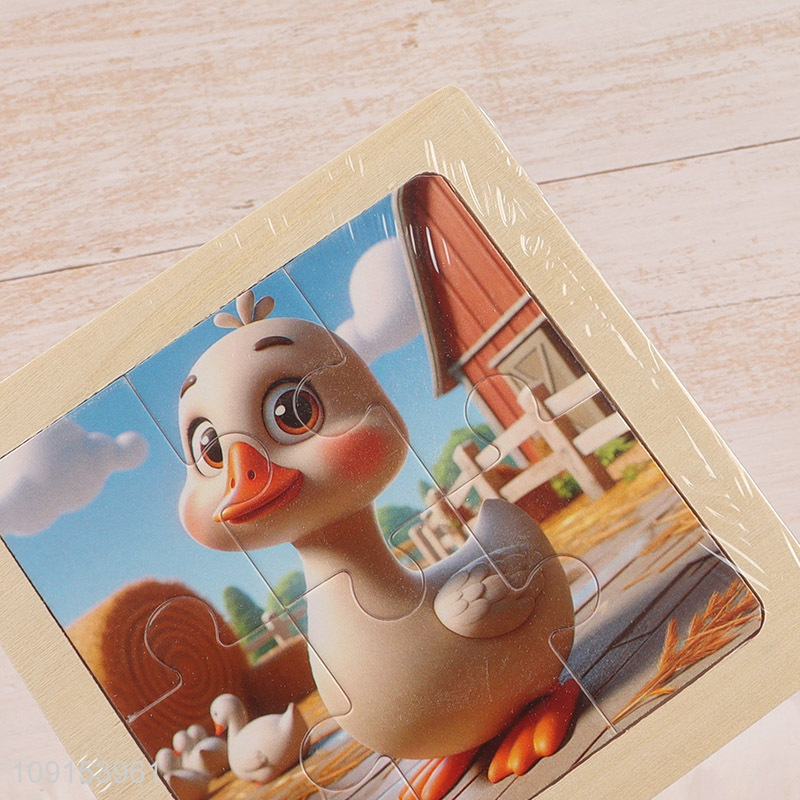 Latest products non-toxic kids wooden puzzle toys jigsaw toys