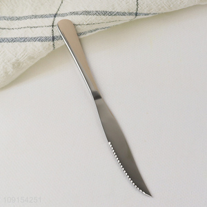 New Arrival Stainless Steel Dinner Knife Serrated Steak Knife Wholesale