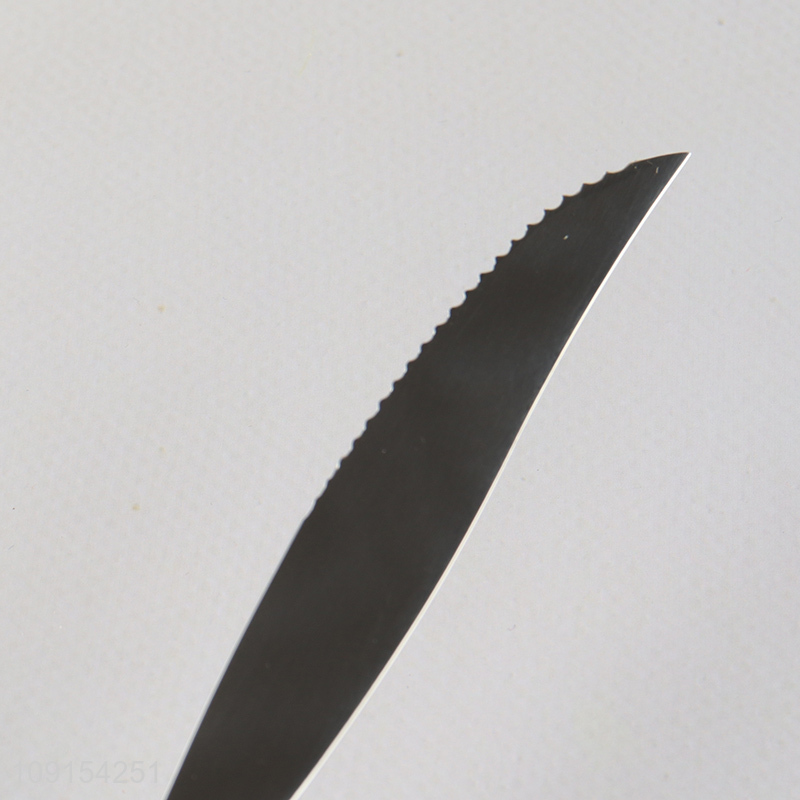 New Arrival Stainless Steel Dinner Knife Serrated Steak Knife Wholesale