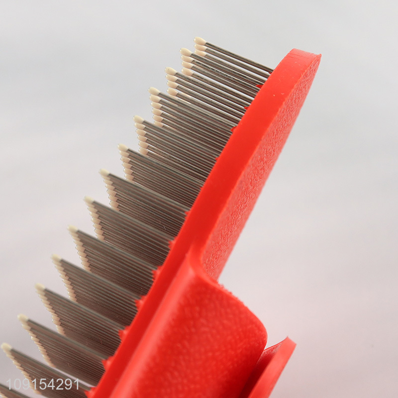 Good Quality Pet Dog Grooming Brush with Adjustable Loop Handle