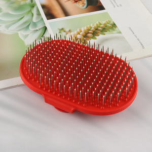 Good Quality Pet Dog Grooming Brush with Adjustable Loop Handle