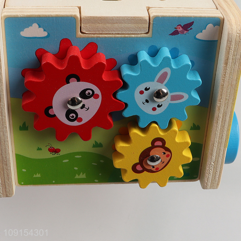 China factory wooden farm truck toy animal matching toy for kids