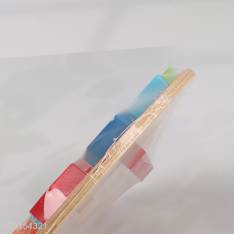 China products wooden children early education toy digital shape clock toy