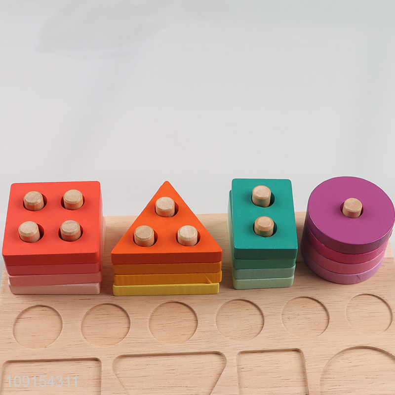 Top selling children's wooden magnetic fishing game wholesale