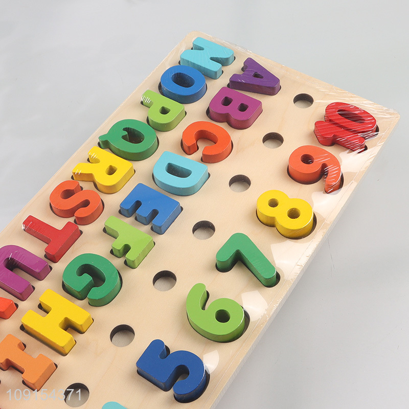 Factory price kids early education toy alphanumeric pairing toys set