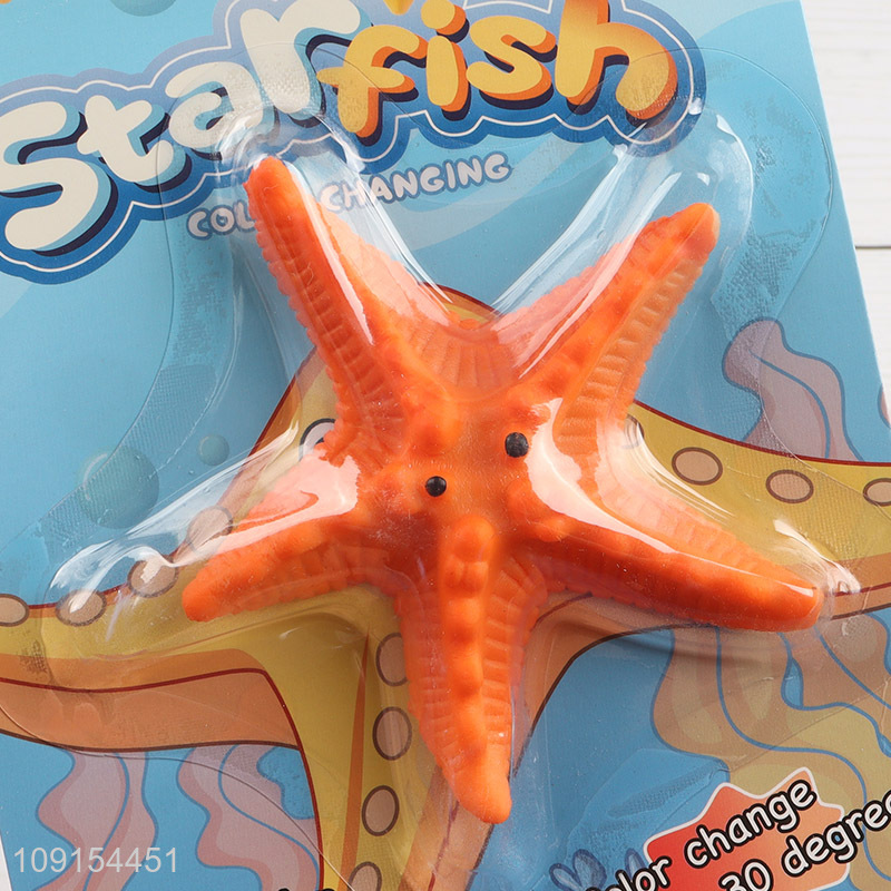 Good price starfish shape color change water growing toys for sale