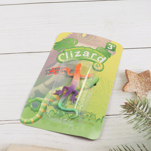 Low price kids thormostatic color changing lizard water growing toys