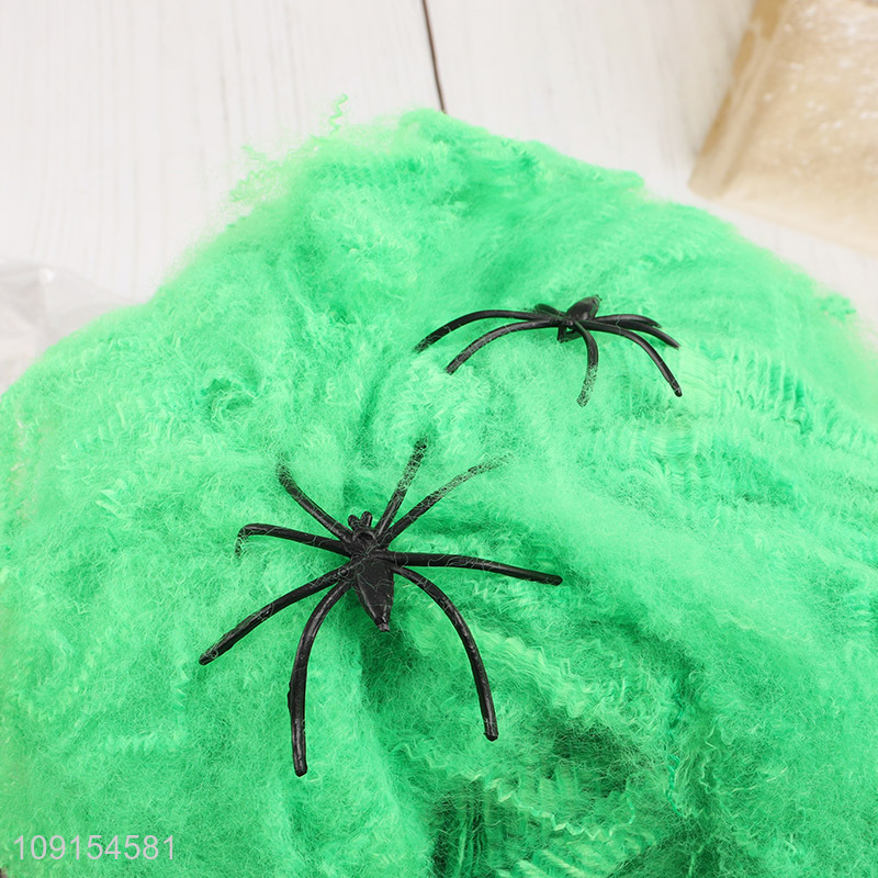 China products Halloween party decoration stretchable spider web for sale