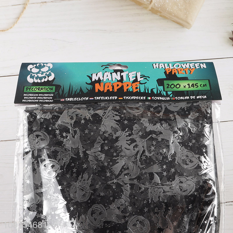 Factory supply Halloween party supplies rectangle table cloth for sale