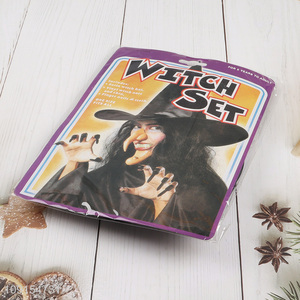 Good price Halloween party supplies cosplay witch set for sale