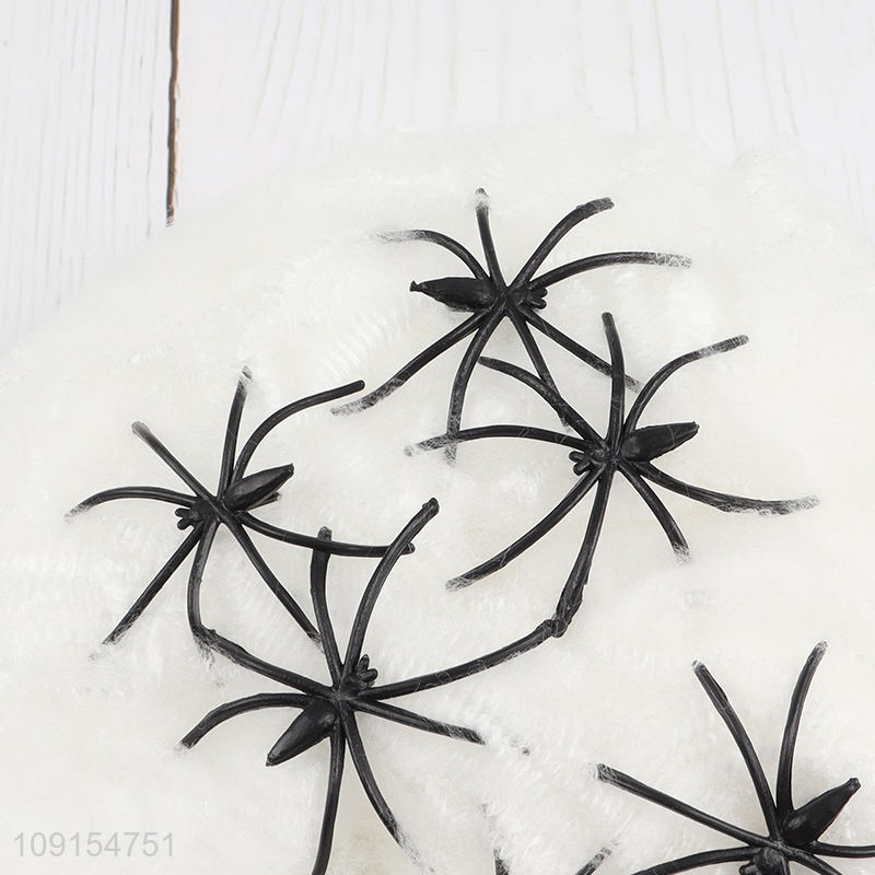 Hot products Halloween party decoration glow in the dark spider webs