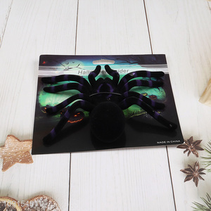 Good selling Halloween party supplies fake spider decoration wholesale