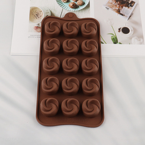 Factory Supply 15-Cavity Silicone Molds for Cake Cookie Chocolate