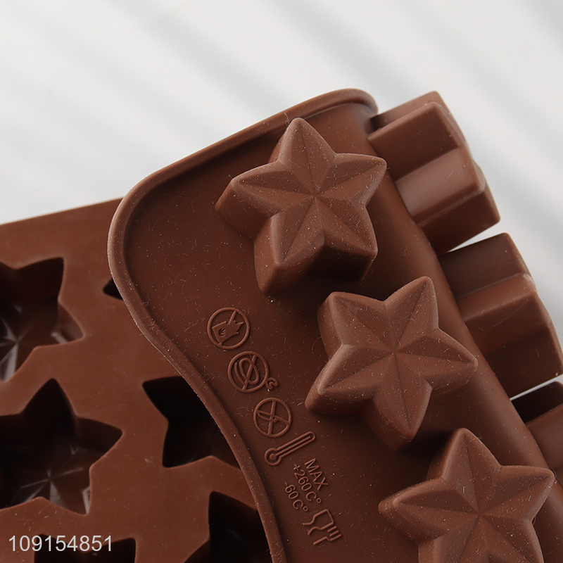 New Product 15-Cavity Silicone Cake Molds Silicone Chocolate Molds