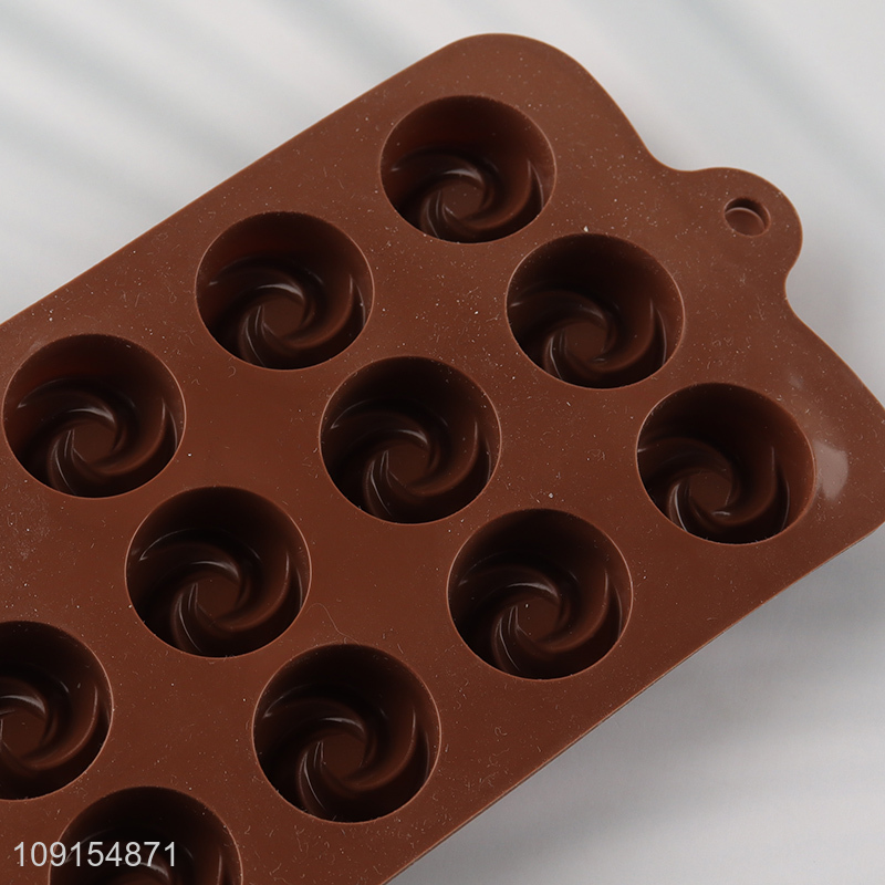 Factory Supply 15-Cavity Silicone Molds for Cake Cookie Chocolate