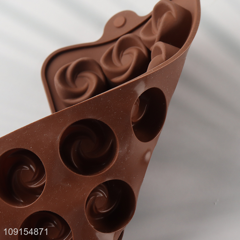 Factory Supply 15-Cavity Silicone Molds for Cake Cookie Chocolate