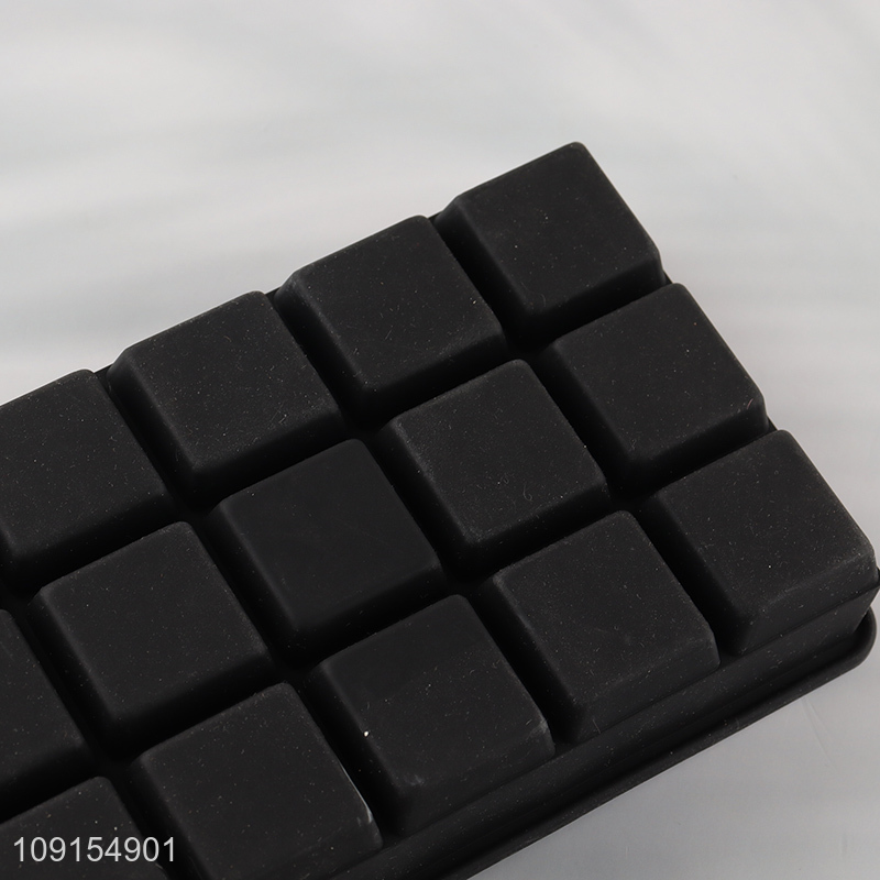 China Wholesale 15-Cavity Food Grade Silicone Ice Cube Tray for Freezer