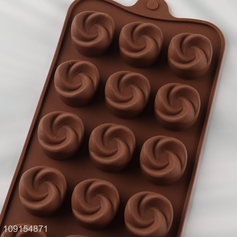 Factory Supply 15-Cavity Silicone Molds for Cake Cookie Chocolate