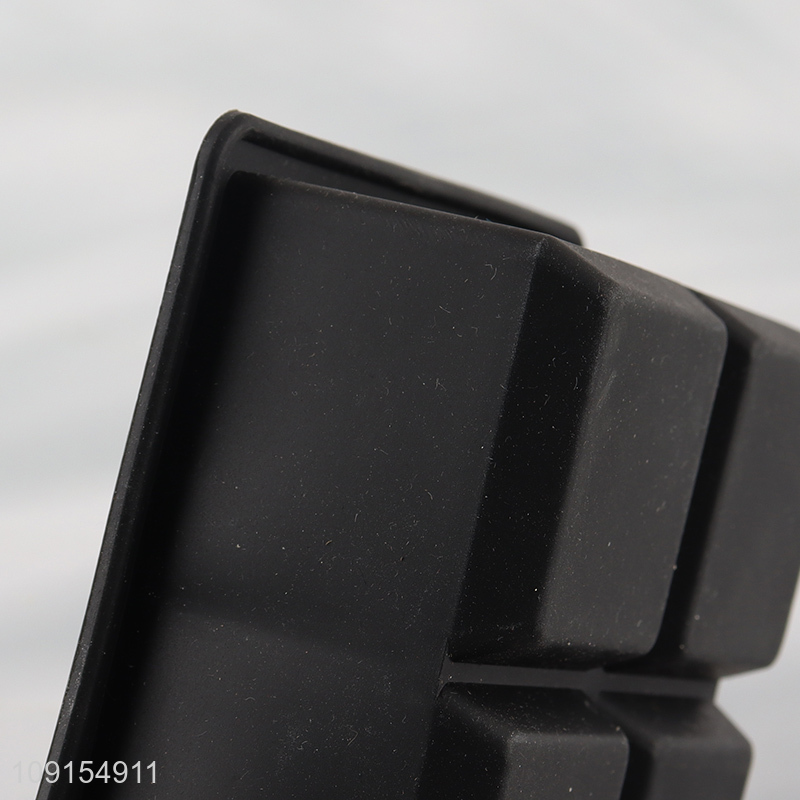 Wholesale 4-Cavity Silicone Ice Cube Tray Easy Release Ice Cube Molds