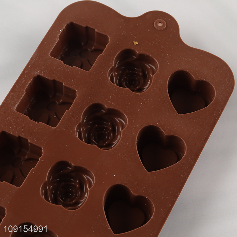 China Imports 15-Cavity Silicone Cake Molds Chocolate Candy Molds