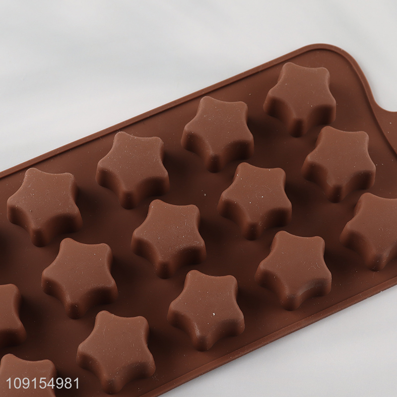 Good Quality 15-Cavity Silicone Cake Molds Non-Stick Chocolate Molds