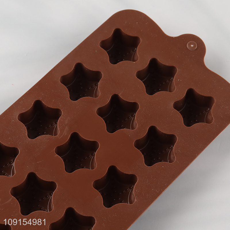 Good Quality 15-Cavity Silicone Cake Molds Non-Stick Chocolate Molds