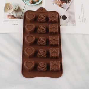 China Imports 15-Cavity Silicone Cake Molds Chocolate Candy Molds