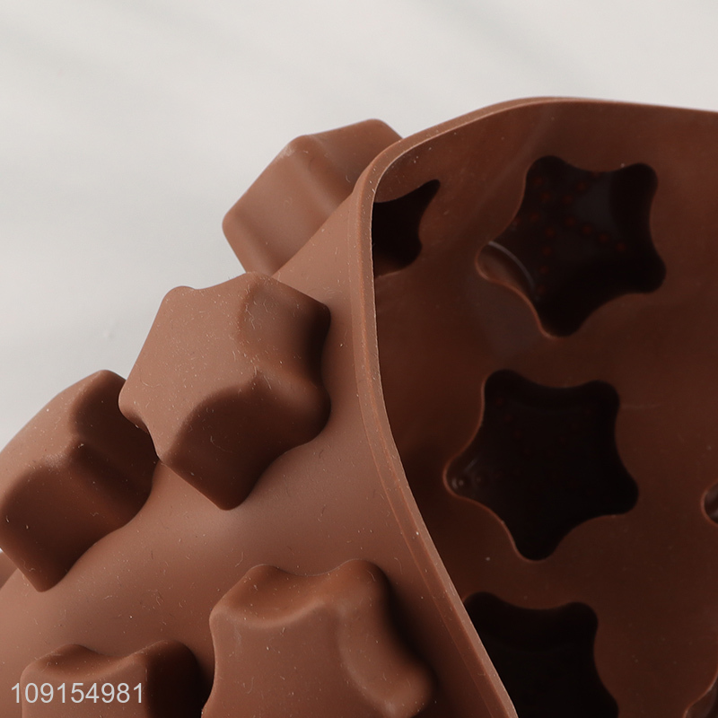 Good Quality 15-Cavity Silicone Cake Molds Non-Stick Chocolate Molds