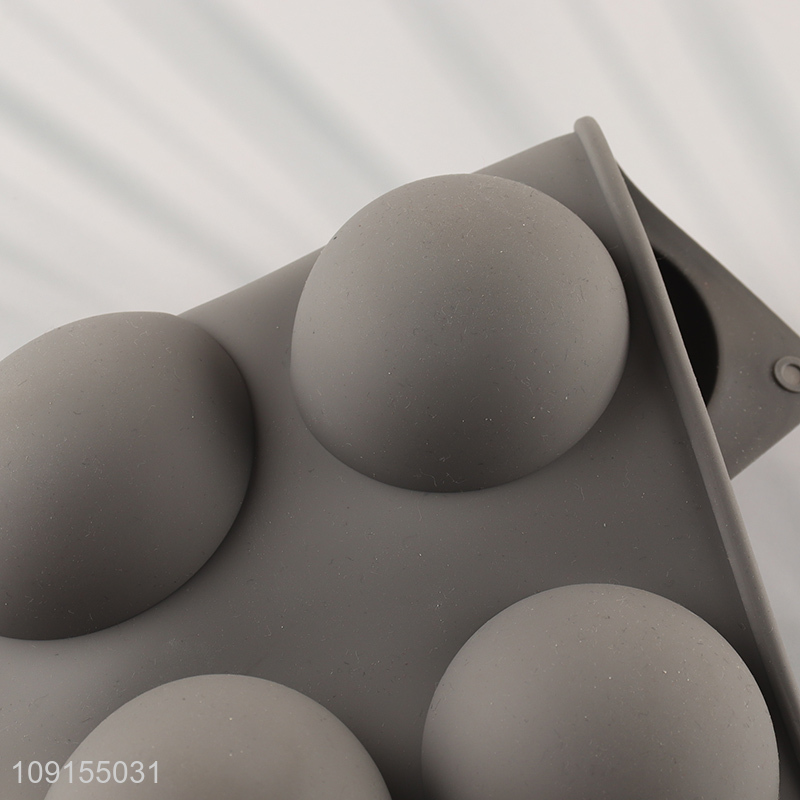 Wholesale 6-Cavity Hemisphere Silicone Cake Molds Chocolate Jelly Molds