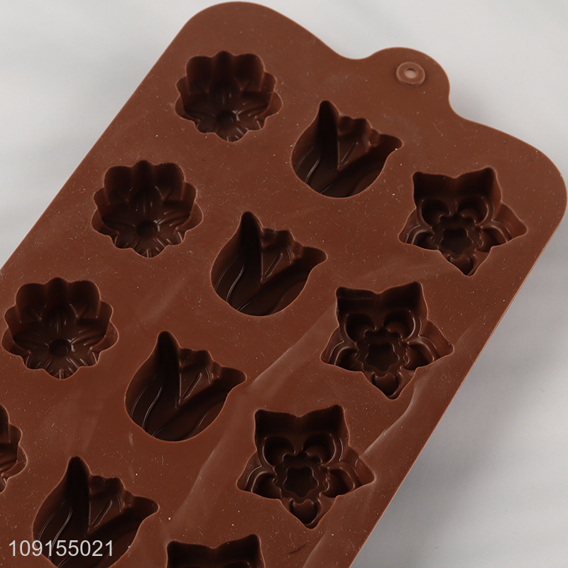 Hot Selling 12-Cavity Silicone Molds for Chocolate Candy Jello Cake