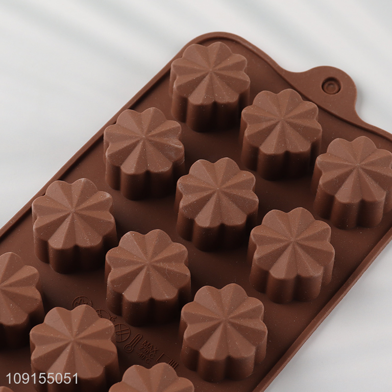 Online Wholesale 15-Cavity Silicone Chocolate Molds for Cake Candy Jelly