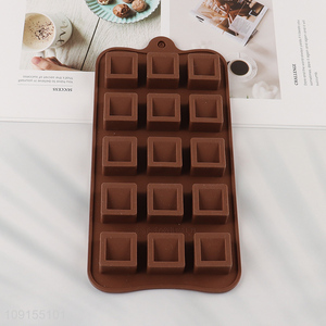 Wholesale 15-Cavity Silicone Chocolate Molds Silicone Cake Molds for Baking