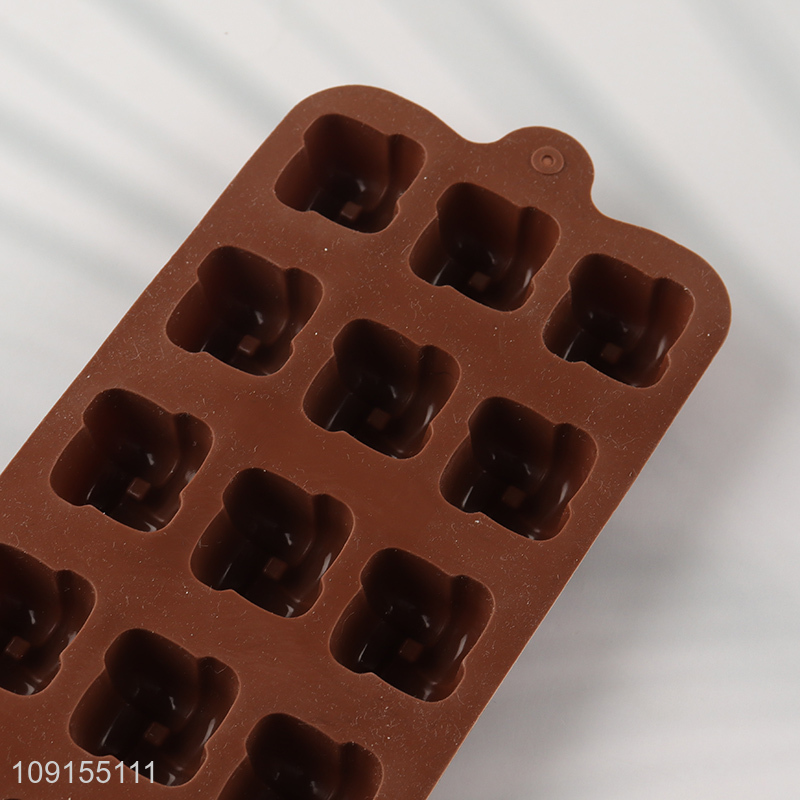 High Quality 15-Cavity Silicone Cake Chocolate Mold Silicone Baking Molds